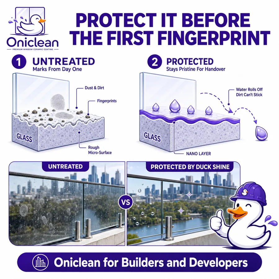 OniClean protection for builders and developers before handover