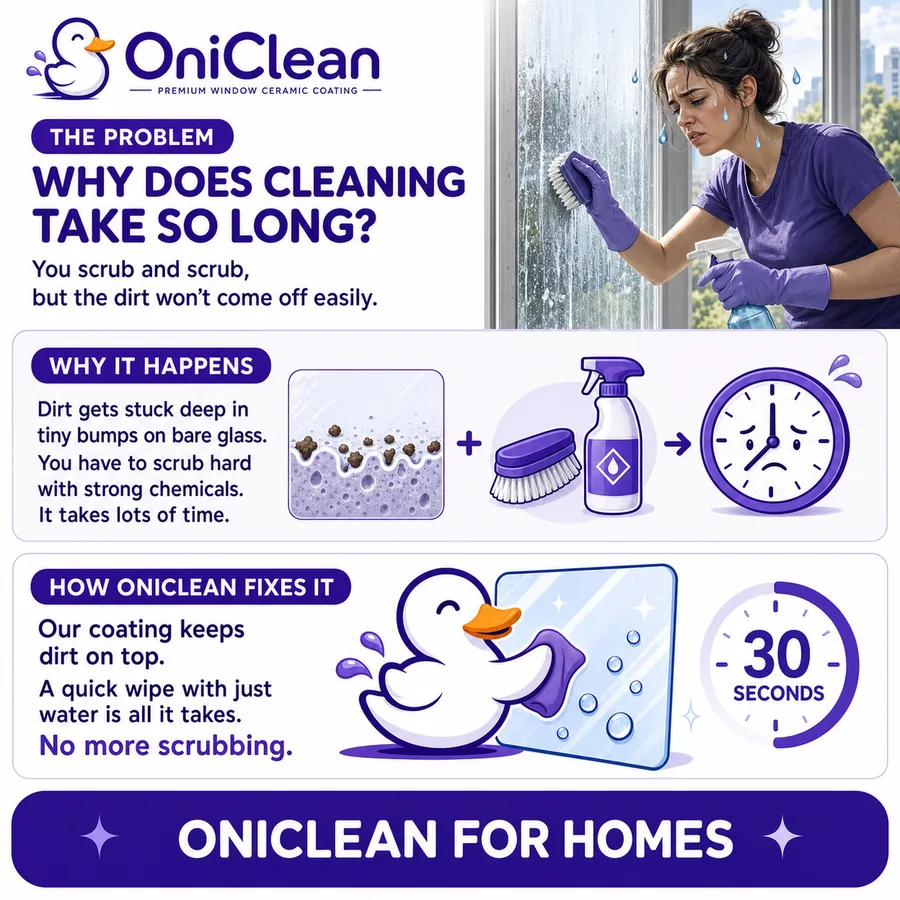 Explainer: why scrubbing glass takes forever